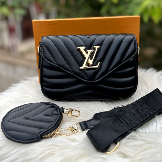 Louis Vuitton 2 pcs wave pochette set